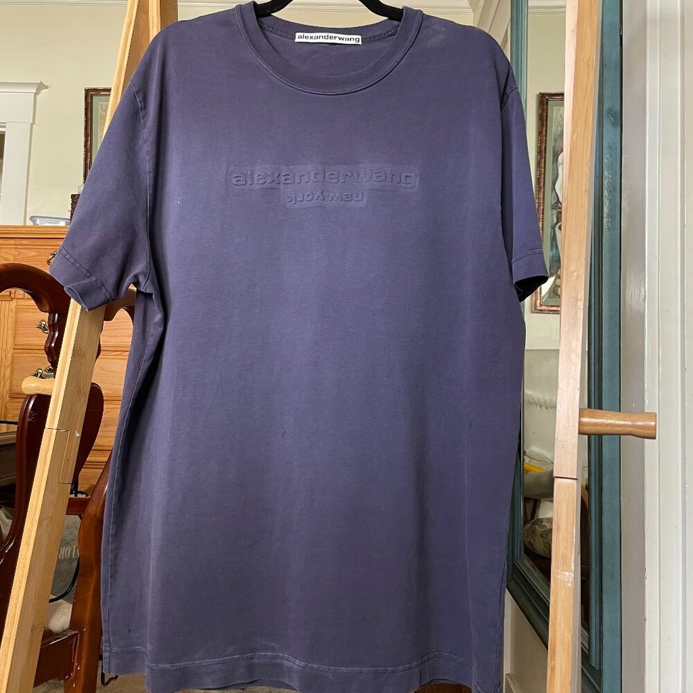 Alexander Wang Embossed Logo Tee - Large